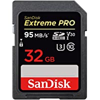 SanDisk Extreme PRO - Tarjeta de Memoria SDHC de 32 GB- hasta 95 MB-s- UHS-I- Class 10- U3- V30